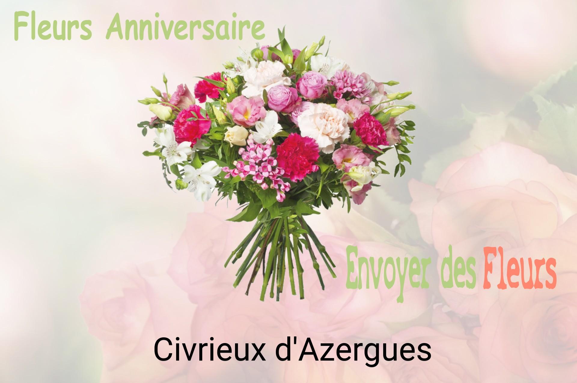 Bouquet de fleurs d’anniversaire livré à Civrieux-d'Azergues