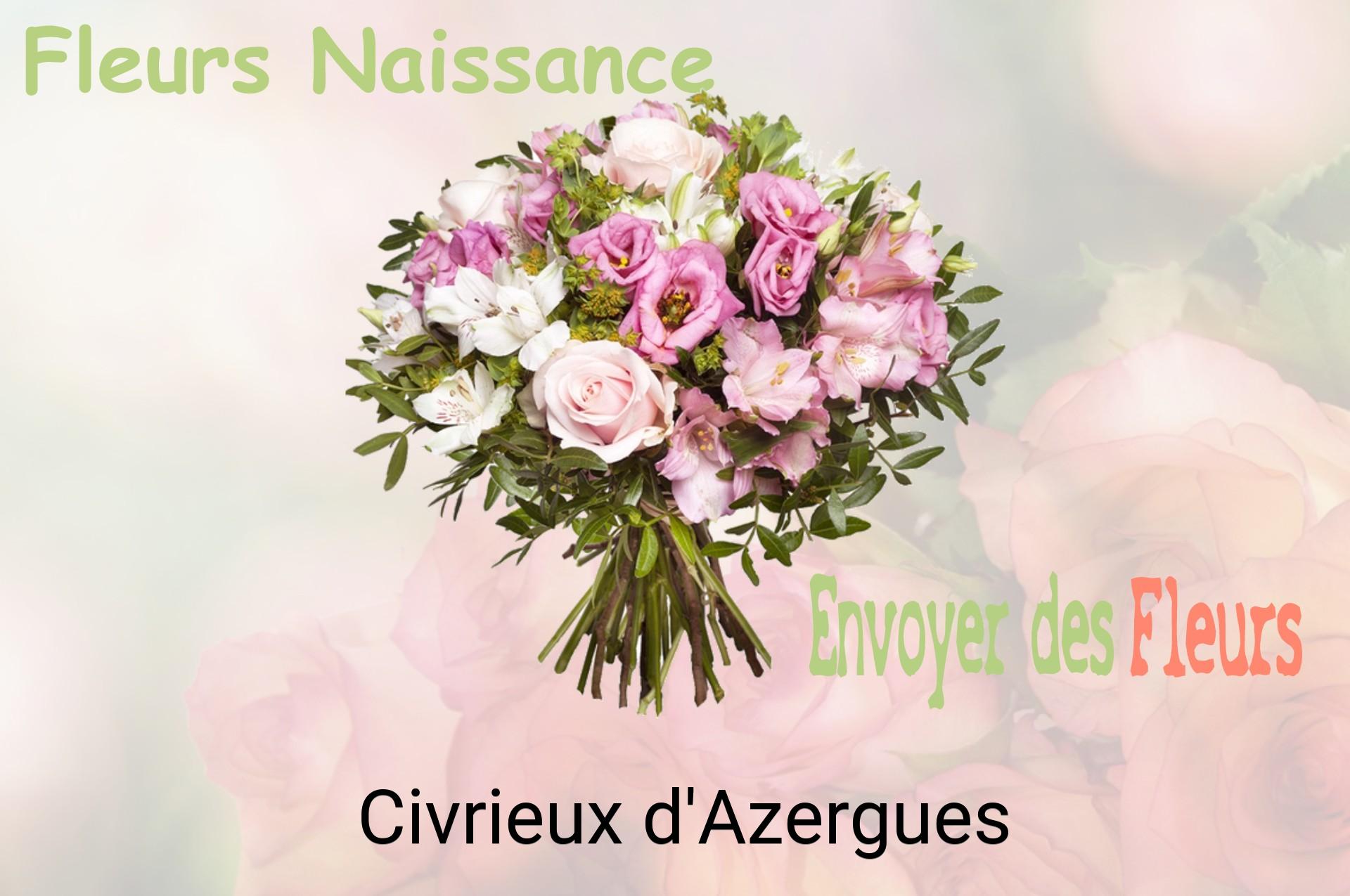 Bouquet de fleurs de naissance livré à Civrieux-d'Azergues